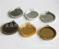 Rotating Round Cabochon Pendant Tray Jewelry Making Component view 2