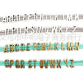 Metallic Bead and Letter Metal Beads with 2 Listed Options view 1