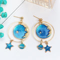 Ten Galaxy Star Moon and Planet Mixed Fit Earrings view 1