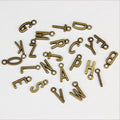 Gold-Tone Alphabet Letter Metal Charms with 2 Listed Options view 4