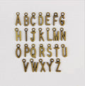 Gold-Tone Alphabet Letter Metal Charms with 2 Listed Options view 6