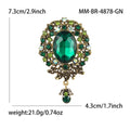 Alloy Baroque Vintage Brooch Pin For Women's Fashion Apparel view 4