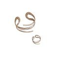 Alloy Wide Line Hollow Open Ring For Women view 5