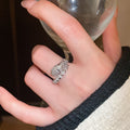 Zircon Snake Open Ring With Elegant Design For Women view 1