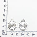 Antique Silver Dumbbell and Barbell Metal Charms with 38 Listed Options view 7