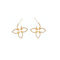 Faux Pearl Round Geometric Stud Earrings For Women, Korean Fashion OL Light Luxury Jewelry view 5