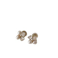 Light Luxury Geometric Freshwater Pearl Zircon Stud Earrings With Silver Pins For Women view 5