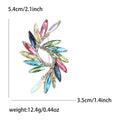 Alloy Rhinestone Colorful Swirl Brooch Pin For Women Clothing view 5