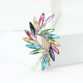 Alloy Rhinestone Colorful Swirl Brooch Pin For Women Clothing view 2