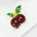 Alloy Enamel Pomegranate Brooch Pin For Womens Clothing Accessories view 4