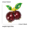 Alloy Enamel Pomegranate Brooch Pin For Womens Clothing Accessories view 5