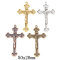 Zinc Alloy Cross Charm Pendant No.235929 for DIY Necklace Bracelet Jewelry Making view 1