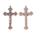 Zinc Alloy Cross Charm Pendant No.235929 for DIY Necklace Bracelet Jewelry Making view 2