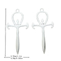 DIY Jewelry Accessories Vintage Alloy Cross Charm Pendant For Bracelet Necklace Making view 1