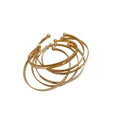 Light Luxury Metal Round Bangle Minimalist European American Fashion Bracelet view 5