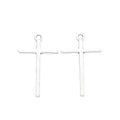 DIY Jewelry Accessories Vintage Alloy Cross Pendant Charm For Bracelet Necklace Making view 3