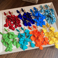 French Elegant Acrylic Rose Petal Tassel Clip-on Earrings Light Luxury Floral Statement Jewelry view 1