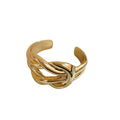 Wide Crossover Acrylic Bangle Bold Oval Statement Bracelet Minimalist Fashion Hand Jewelry view 5
