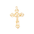 Zinc Alloy Cross Charm Pendant No.924642 for DIY Necklace Bracelet Jewelry Making view 4