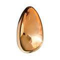 Irregular Oval Alloy Brooch, Geometric Statement Pin With Light Luxury Minimalist Style view 5