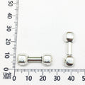 Antique Silver Dumbbell and Barbell Metal Charms with 38 Listed Options view 4