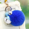 Blue-White-Bell Royal-Blue-Pom