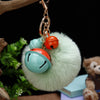 Mint-Green Two-Tone-Bell-Pom