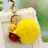 Yellow Two-Tone-Bell-Pom