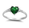 Heart-Shaped Solitaire Ring In Ten Bright Stone Colors view 10