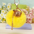 Palace Bell Plush Pom Pom Keychains in Forty Color and Strap Options view 12
