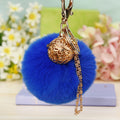 Palace Bell Plush Pom Pom Keychains in Forty Color and Strap Options view 6
