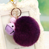 Pink-Purple-Bell Deep-Purple-Pom