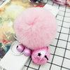 Frosted-Pink Two-Tone-Bell-Pom