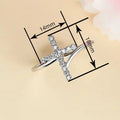 New Round Ring For Women, Niche Daily Matching Fashion Personality Design Jewelry Accessory view 4