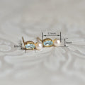 French Korean Style Faux Pearl Stud Earrings For Women, Elegant Daily Wear Jewelry view 4