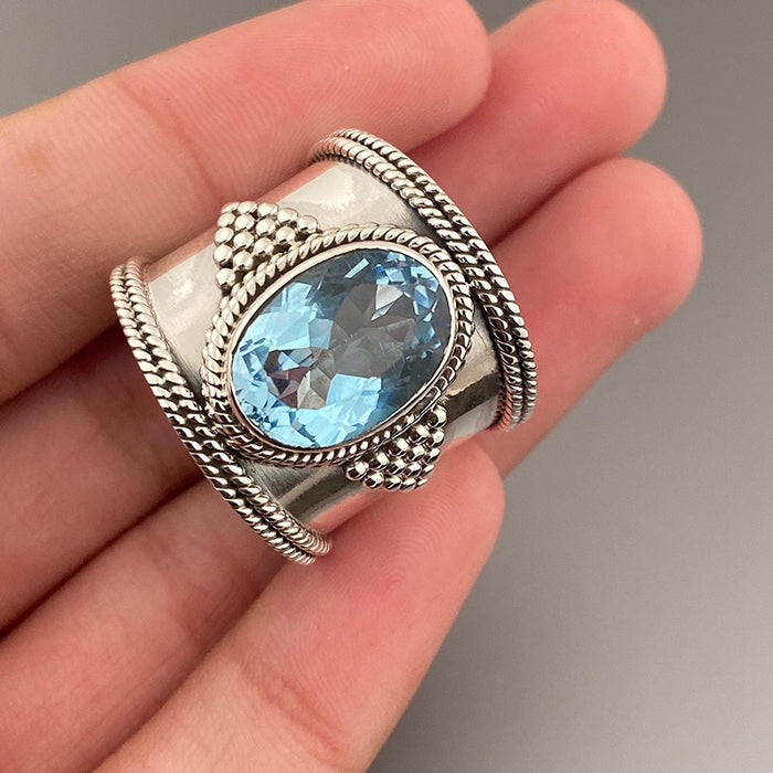 Women's Vintage Thumb Ring, Exaggerated Fashion Statement Finger Ring Accessory