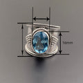 Women's Vintage Thumb Ring, Exaggerated Fashion Statement Finger Ring Accessory view 4