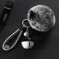 Braided Bell and Plush Pom Pom Wrist Strap Keychains in Seven Colors view 10
