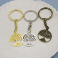 Zinc Alloy Tree Of Life Keychain Bag Charm Gift – Antique Copper view 4