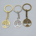 Zinc Alloy Tree Of Life Keychain Bag Charm Gift – Antique Copper view 1
