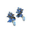 Alloy Floral Leaf Tassel Drop Earrings With Silver Pins Vintage Chinese Style Jewelry view 5