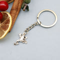 Zinc Alloy Frog Keychain Bag Charm Cute Gift view 3