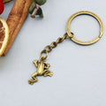 Zinc Alloy Frog Keychain Bag Charm Cute Gift view 6