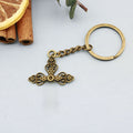 Metal Cross Pendant Keychain For Bag Charm Gift view 6