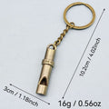 Metal Whistle Keychain For Outdoor Survival Coach Gift view 2