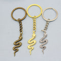 Metal Cobra Snake Keychain Punk Bag Charm Gift view 1