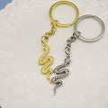Metal Cobra Snake Keychain Punk Bag Charm Gift view 4