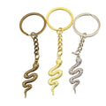 Metal Cobra Snake Keychain Punk Bag Charm Gift view 5