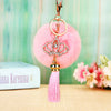 Pink Crown-Tassel-Pom