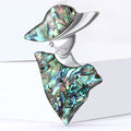 European Style Alloy Shell Lady Brooch Pin For Coats And Suits view 2